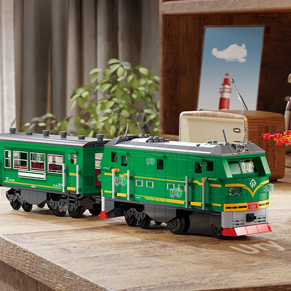 Technical Retro Green Steam Tr - đánh giá và giá Lego Set City