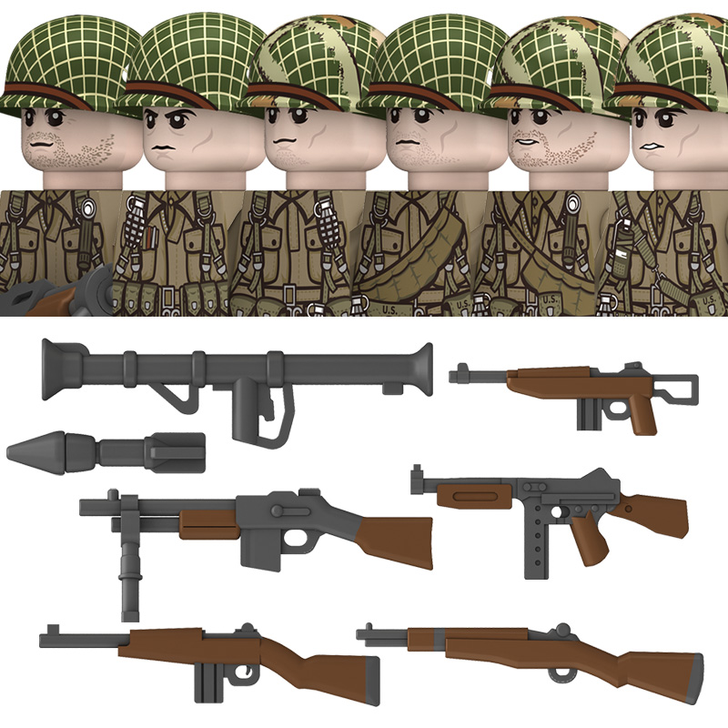 WW2 US 101st Airborne Division - đánh giá và giá Lego Minifigure Holder