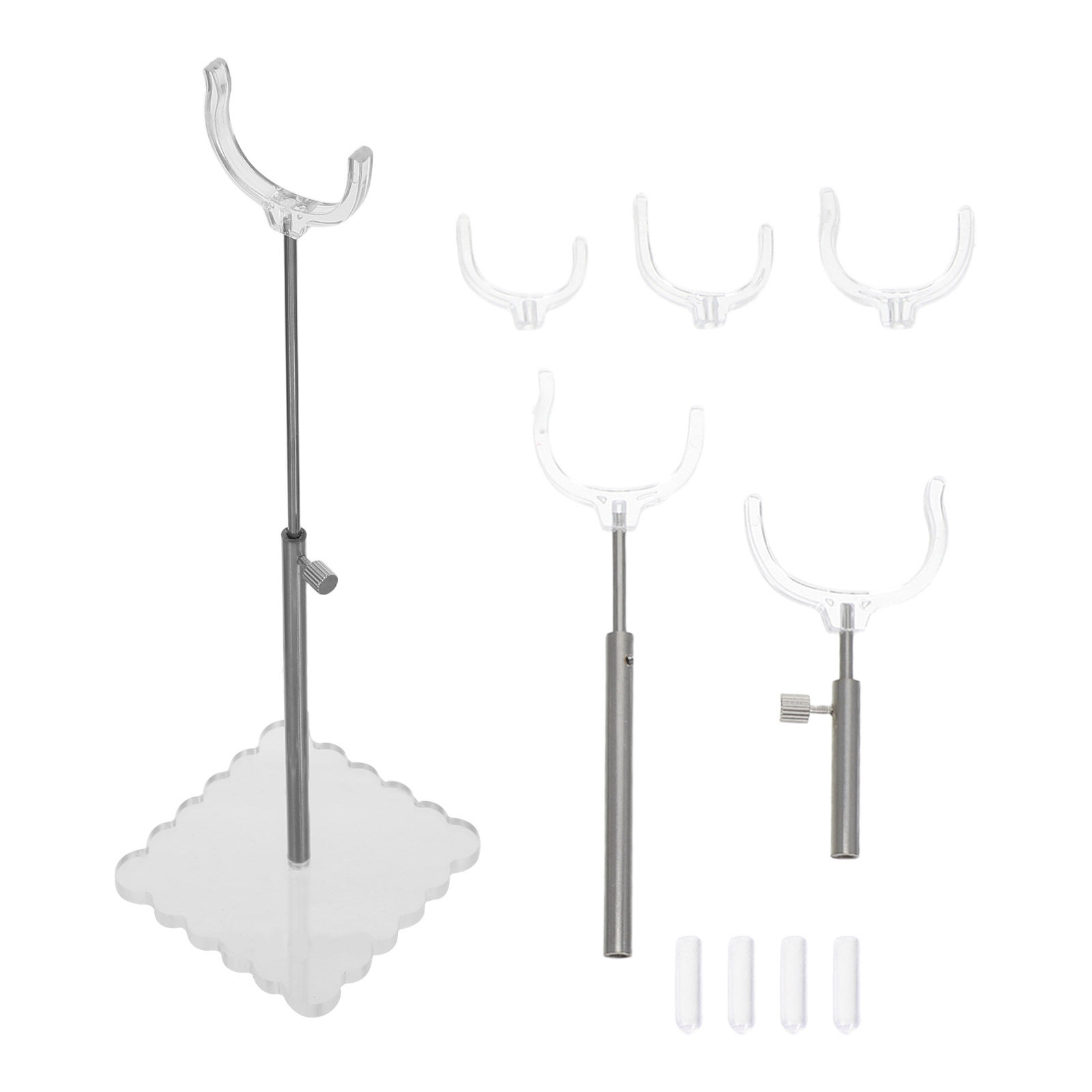 1Set Acrylic Display Stand Adj - đánh giá và giá Action Figure Stand